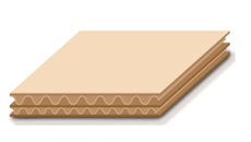 >D/W골 (Double Wall Corrugated Fiberboard)